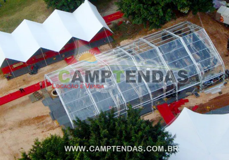 Aluguel de cobertura de lona