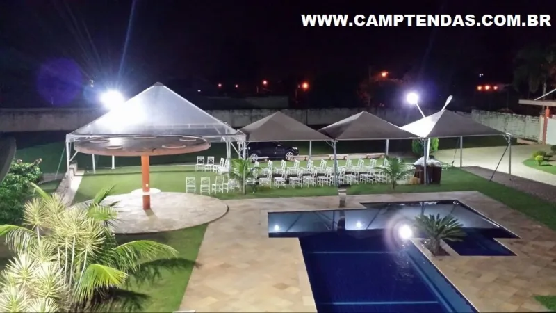 Aluguel de tenda piramidal