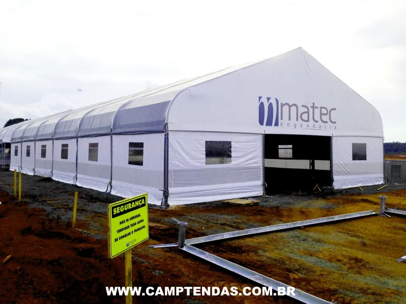 Aluguel de tendas para armazenagem