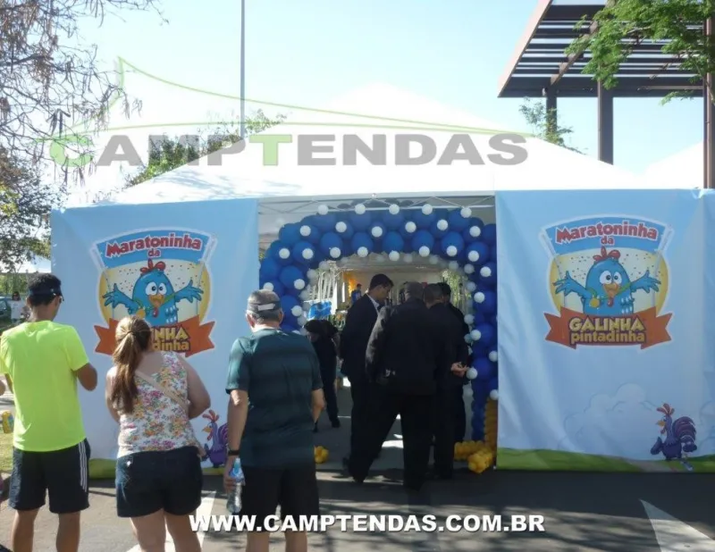 Tenda piramidal aluguel