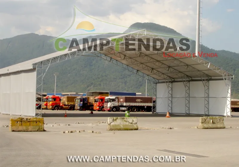 Venda de galpão lonado